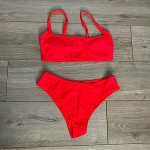 Shein Red Bikini Set